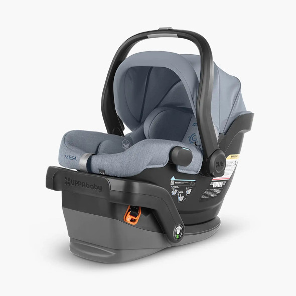 UPPAbaby MESA V2 Infant Car Seat - GREGORY (blue melange) wool version