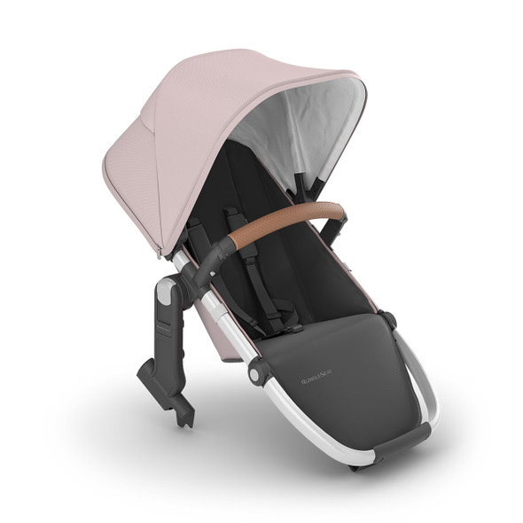 UPPAbaby Rumble Seat V2+ Alice - Dusty Pink | Silver Frame | Saddle Leather