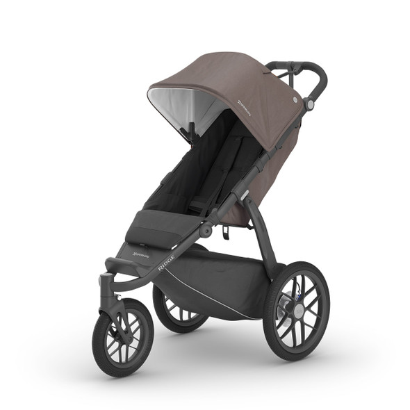 UPPAbaby Ridge Stroller in Theo - Dark Taup + Carbon Frame