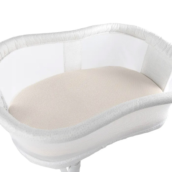 Naturepedic Bassinet Pad with Breathable Cover for Halo - Natural
