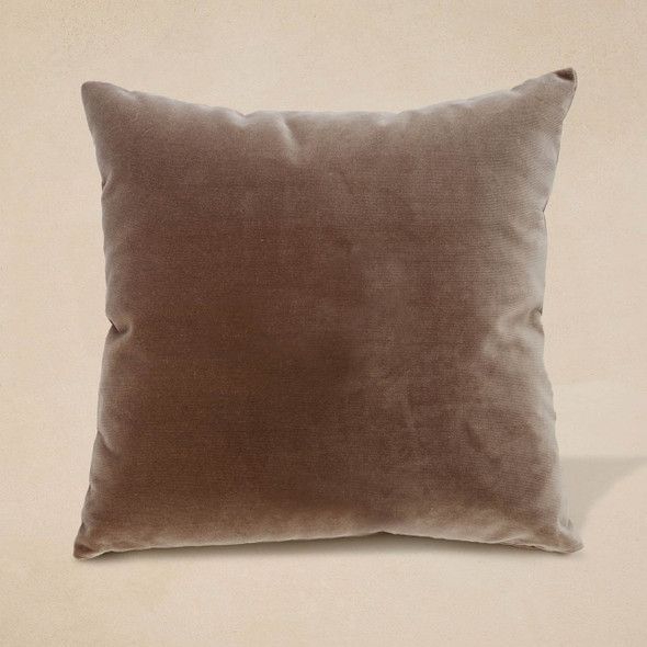 Oilo Fable Pillow-Mink Faux Mohair 21 X 21