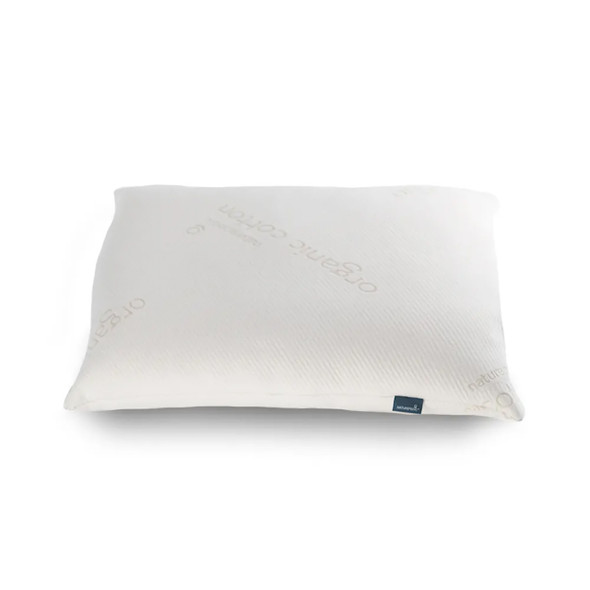 Naturpedic Standard Low-Fill PLA Pillow with Cotton Fabric in Natural