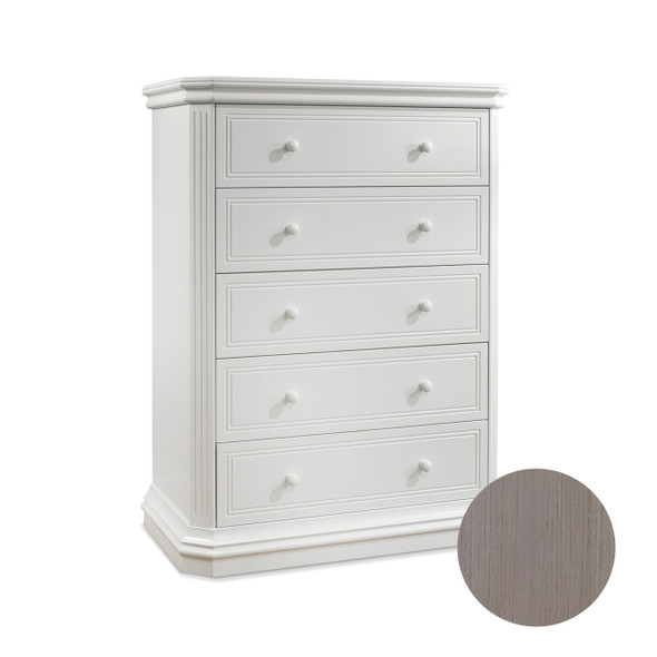 Sorelle Vista Elite 5 Dr Dresser In Cobblestone