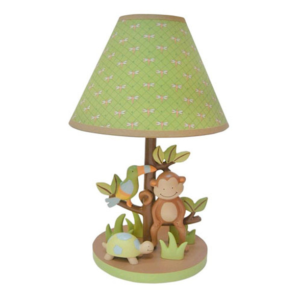Lambs & Ivy Papagayo Collection Lamp with Shade and Bulb