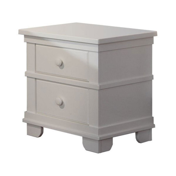 Pali Torino Collection Nightstand in White