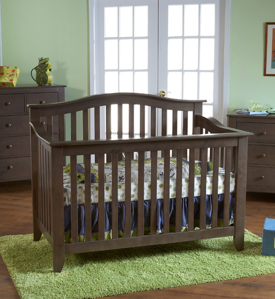 Pali Salerno Collection Forever Crib in Slate