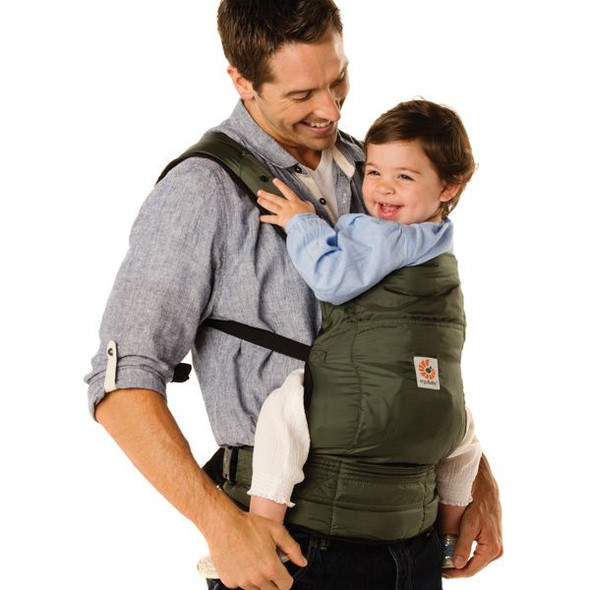 Ergobaby Travel Collection Baby Carrier -  Stowaway Olive