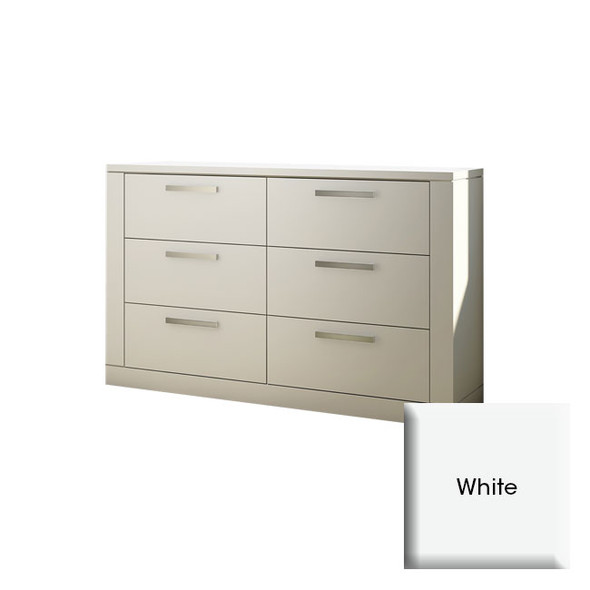 NEST Milano Collection Double Dresser in White