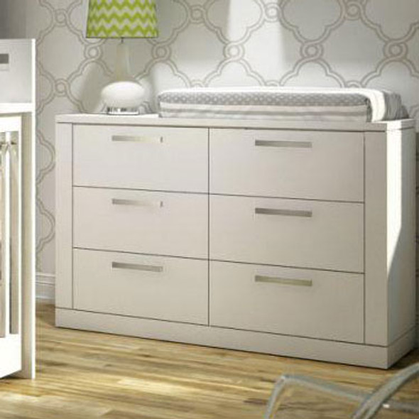 NEST Milano Collection Double Dresser in White