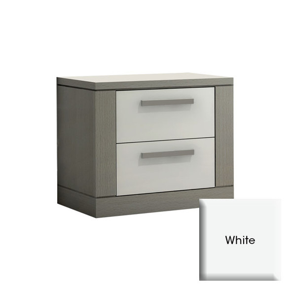 NEST Milano Collection Nightstand in White