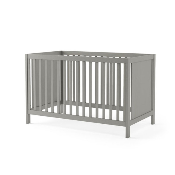 NEST Milano Collection Classic Crib in Elephant Grey