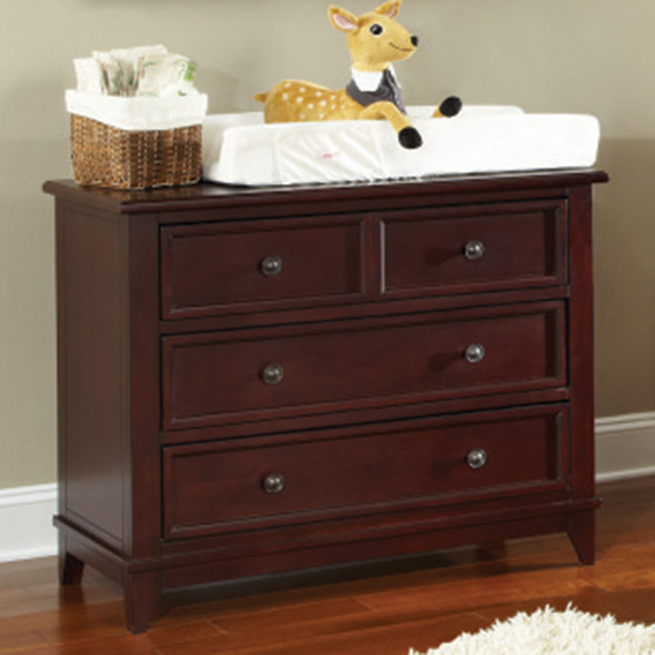 Imagio Baby Summit Park Collection 3 Drawer Dresser in Chocolate Mist