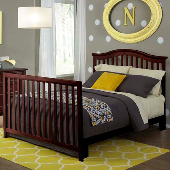 Imagio Baby Summit Park Collection Bed Rails in Chocolate Mist