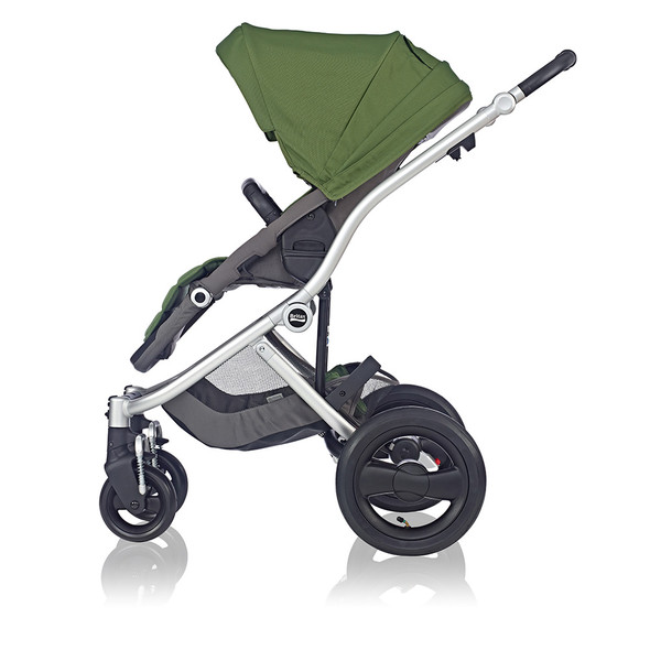 Britax Affinity Stroller in Silver with Cactus Green Colorpack