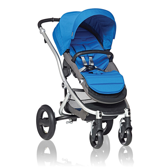 Britax Affinity Stroller in Silver with Sky Blue Colorpack