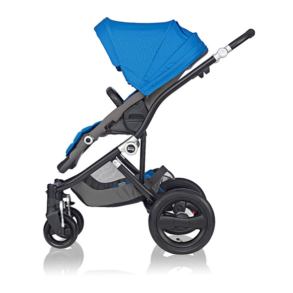 Britax Affinity Stroller in Black with Sky Blue Colorpack