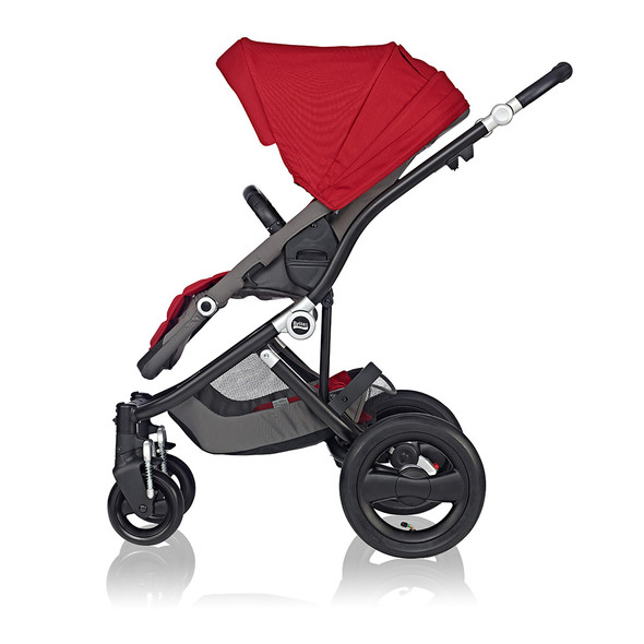 Britax Affinity Stroller in Black with Red Pepper Colorpack