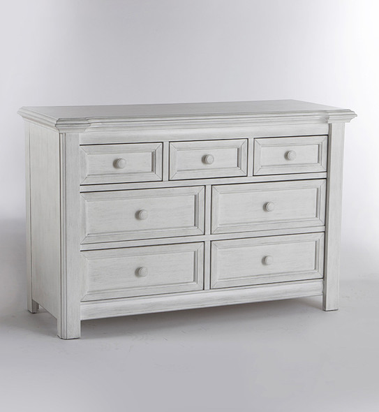 Pali Cristallo Double Dresser in Vintage White