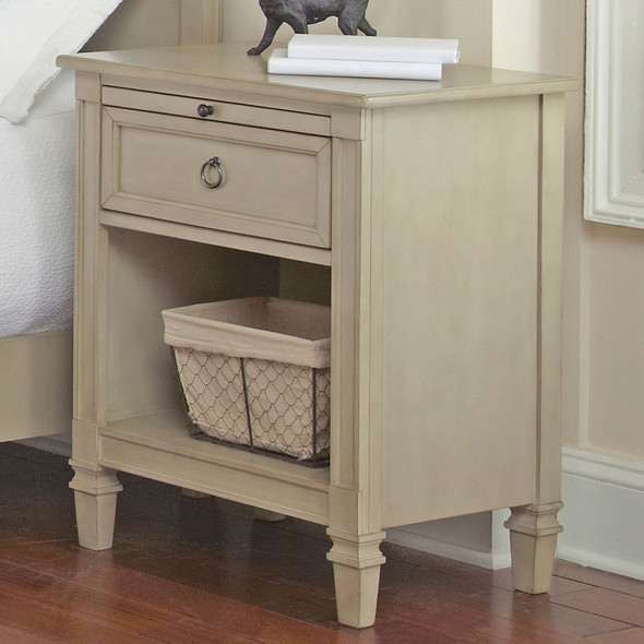 Brixy Haven Nightstand in Heather Grey