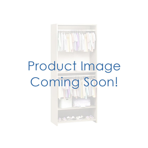 NEST Emerson Collection Convertible wardrobe system (included 3 shelves & 2 hanging rods) in White