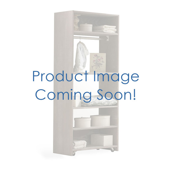 NEST Provence Collection Convertible wardrobe system (included 3 shelves & 2 hanging rods) in Mink