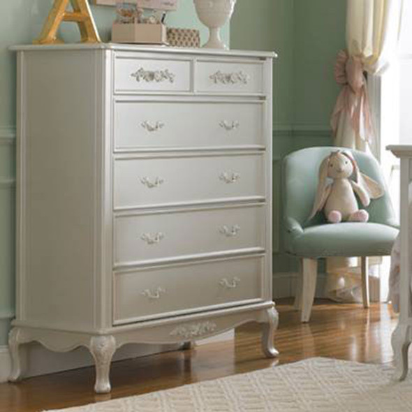 Dolce Babi Angelina 5 Drawer Dresser in Pearl