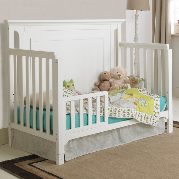 Ti Amo Carino Convertible Crib in Snow White