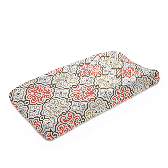 Liz and Roo Garden Gate Contoured Changing Pad Cover