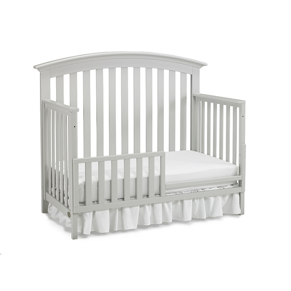 Ti Amo Baci Convertible Crib in Misty Grey