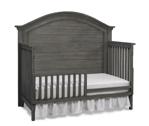 Dolce Babi Lucca Full Panel Convertible Crib in Weathered Grey