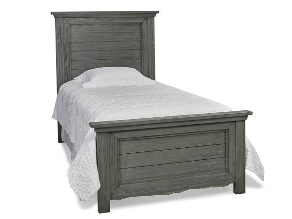 Dolce Babi Lucca Twin Size Bed in Weathered Grey by Bivona & Company