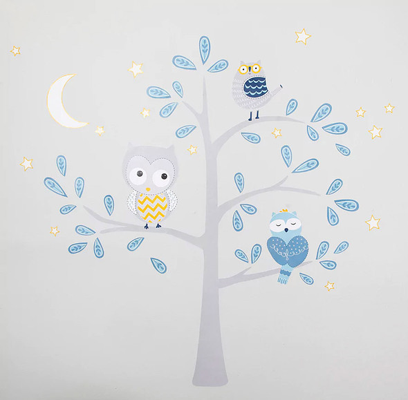 Lambs & Ivy Night Owl Collection Wall Appliques