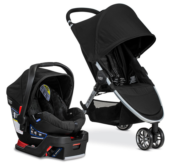 Britax B-Agile 3 Travel system with B-Safe 35 in Black-1