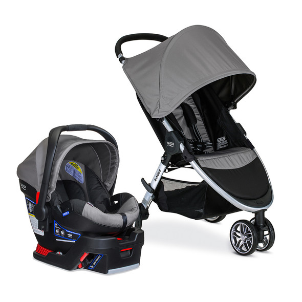 Britax B-Agile 3 Travel system with B-Safe 35 in Steel