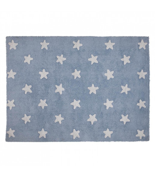 Lorena Canals Stars Rug in Blue/White