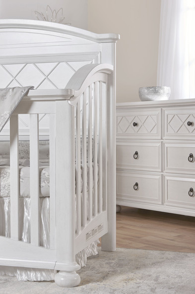 Pali Siracusa Forever Crib in Vintage White