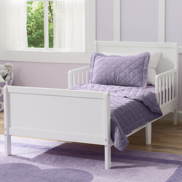 Delta Fancy Toddler Bed in Bianca