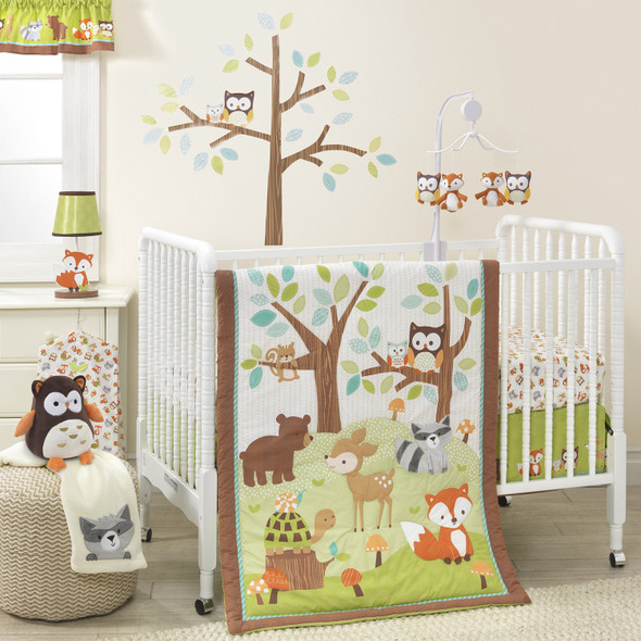 Bedtime Originals Friendly Forest Collection 3-Piece Bedding Set