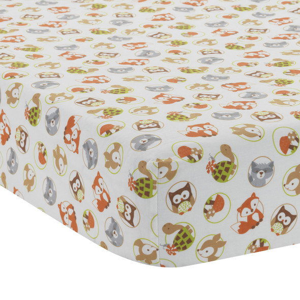 Bedtime Originals Friendly Forest Collection Crib Sheet