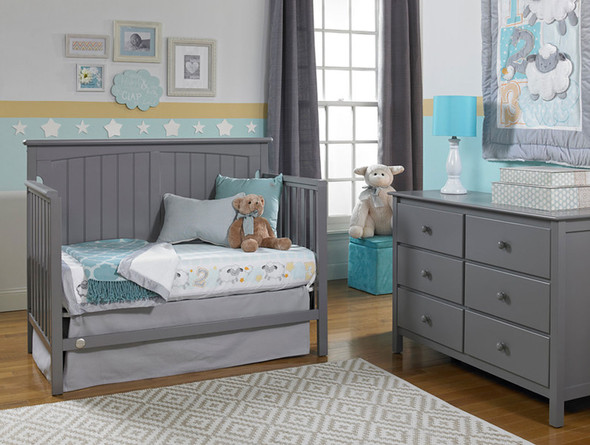 Fisher Price Colton Collection 2 Piece Nursery Set in Stormy Grey