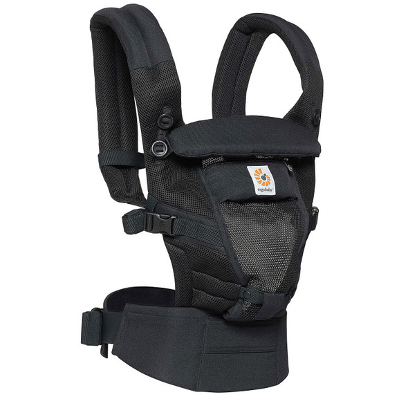 ErgoBaby Baby Carrier Adapt Cool Air Mesh in Onyx Black