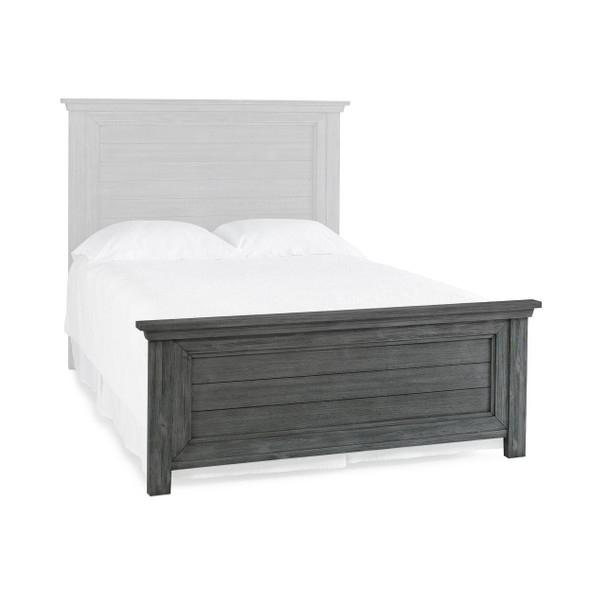 Dolce Babi Lucca Low Profile Footboard for Convertible Crib in Weathered Grey