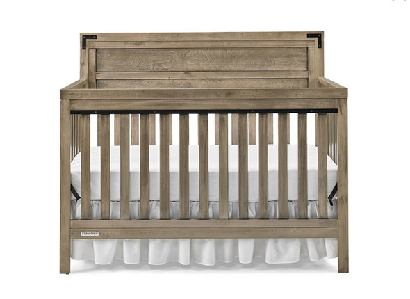 Fisher Price Paxton Convertible Crib in Vintage Grey