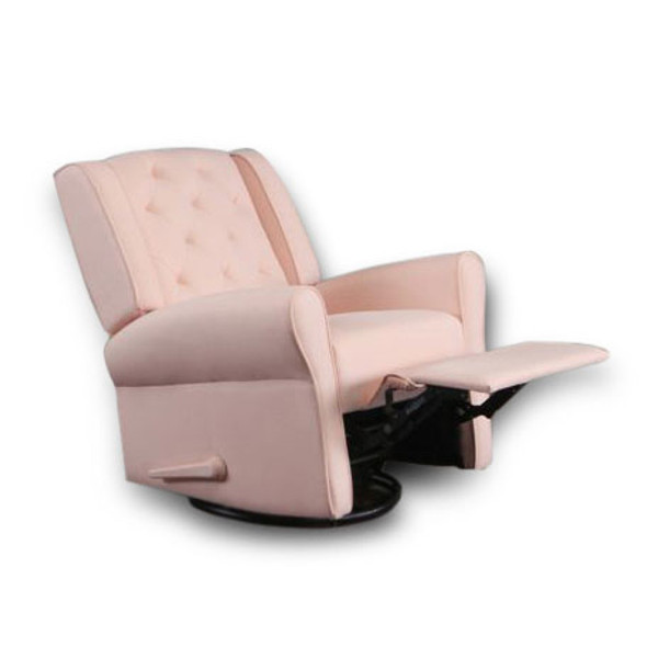 Kidiway Tufted Glider in Blushed Pink