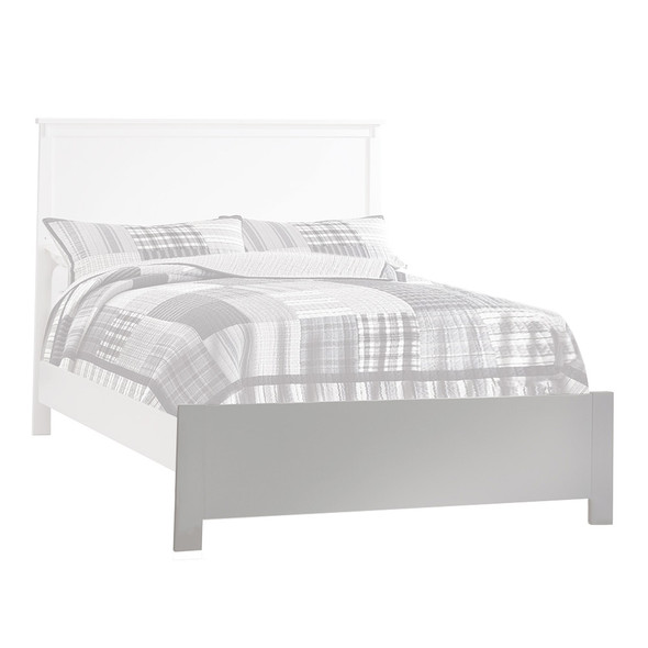 NEST Bruges Collection Low Profile footboard 54" in White