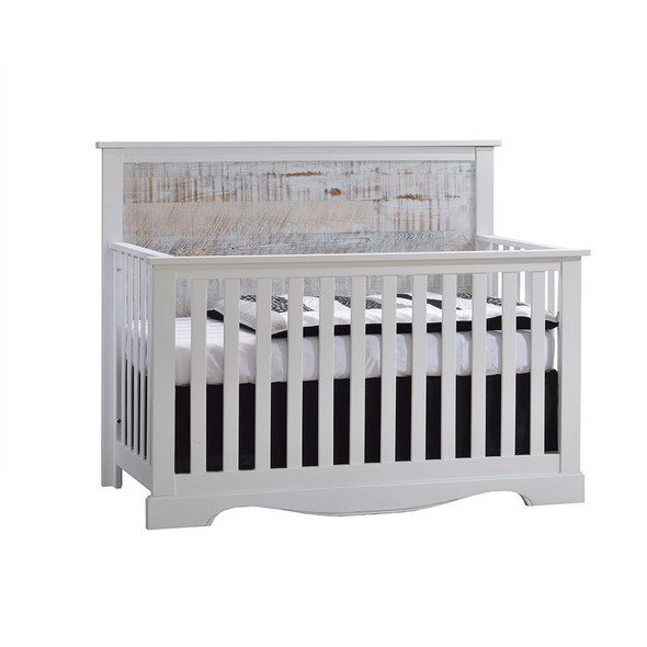 NEST Matisse Collection 3 Piece Nursery Set in White and White Bark
