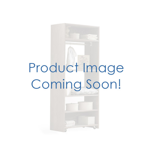 NEST Matisse Collection Convertible wardrobe system (includes 3 shelves & 2 hanging rods) in White