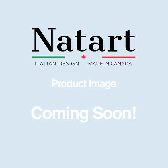 Natart Rustico Moderno Collection 3 Drawer Dresser in Grigio and White Bark