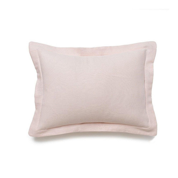 Liz and Roo Petal Pink Linen Baby Pillow Sham