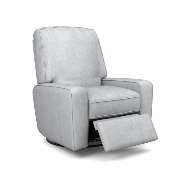 Best Chairs Bilana Swivel Glide Recliner - Dove